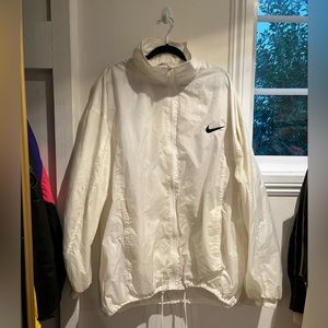 Vintage white Nike windbreaker